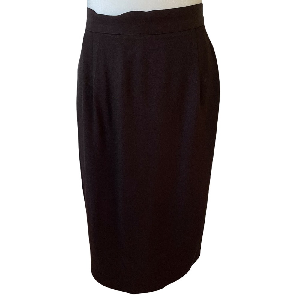 VINTAGE DANI MAX SKIRT SET Size 14 Chocolate Brown Excellent Preloved Condition - Picture 7 of 13